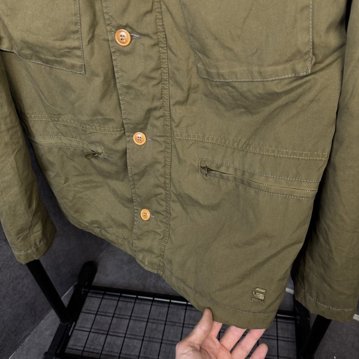 G-Star × Vintage G Star Raw Correction Tactical Bomber Jacket Size US M / EU 48-50 / 2 - 5 Thumbnail