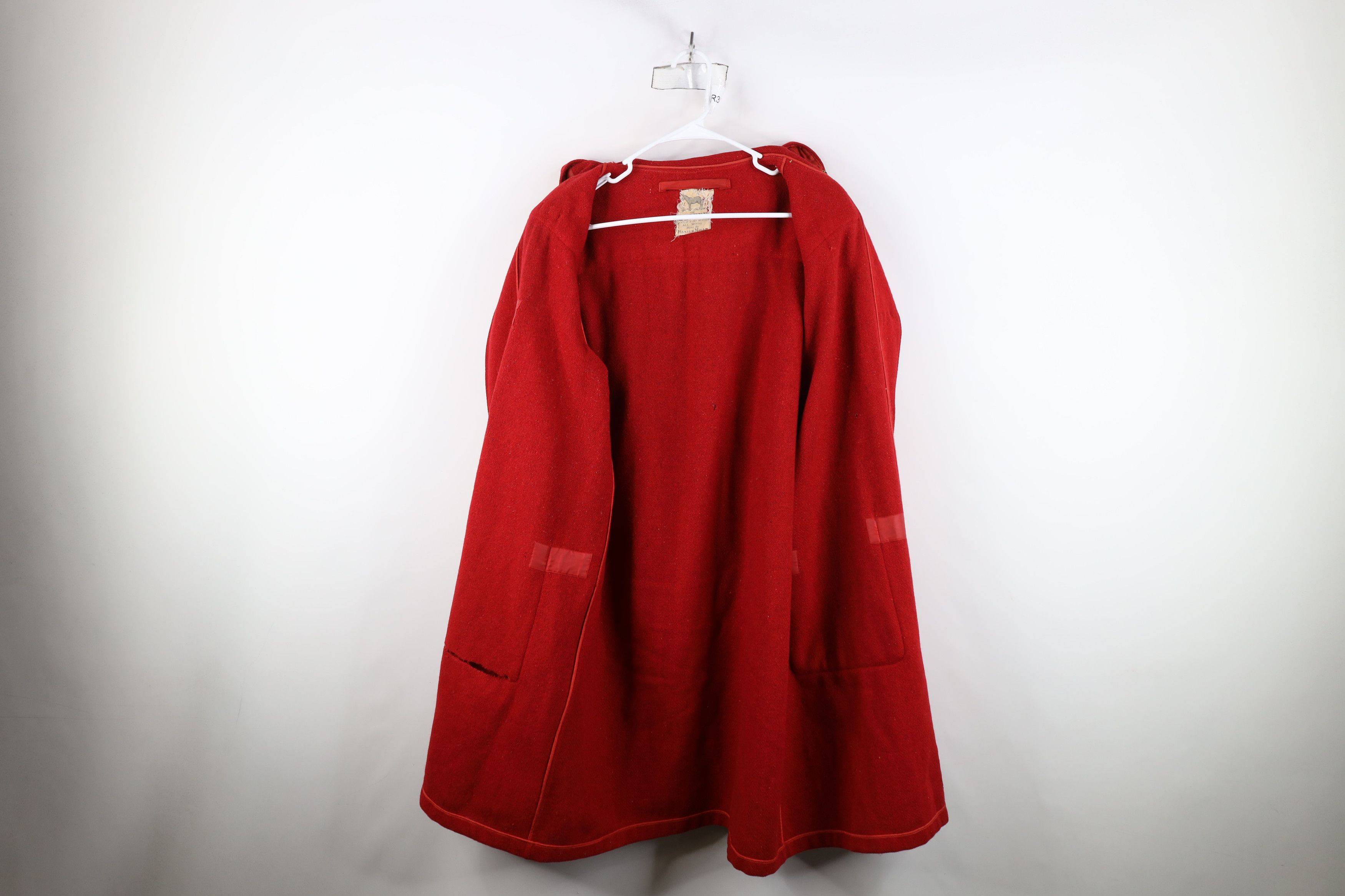Vintage Vintage 50s Streetwear Toggle Button Hooded Parka Jacket USA Size US XXL / EU 58 / 5 - 11 Thumbnail