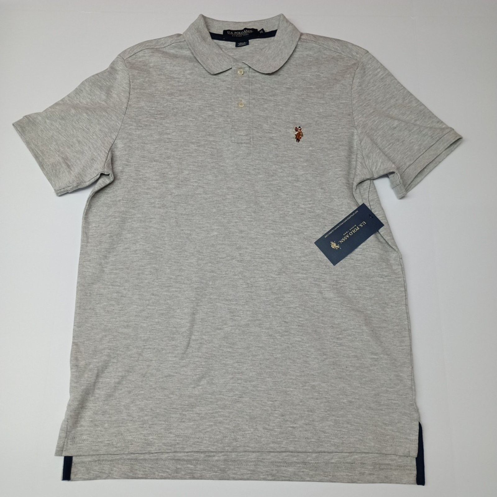 U.S. Polo Assn. U.S. Polo Assn Polo Shirt Gray Men's Size M Luxury Feel Size US M / EU 48-50 / 2 - 1 Thumbnail