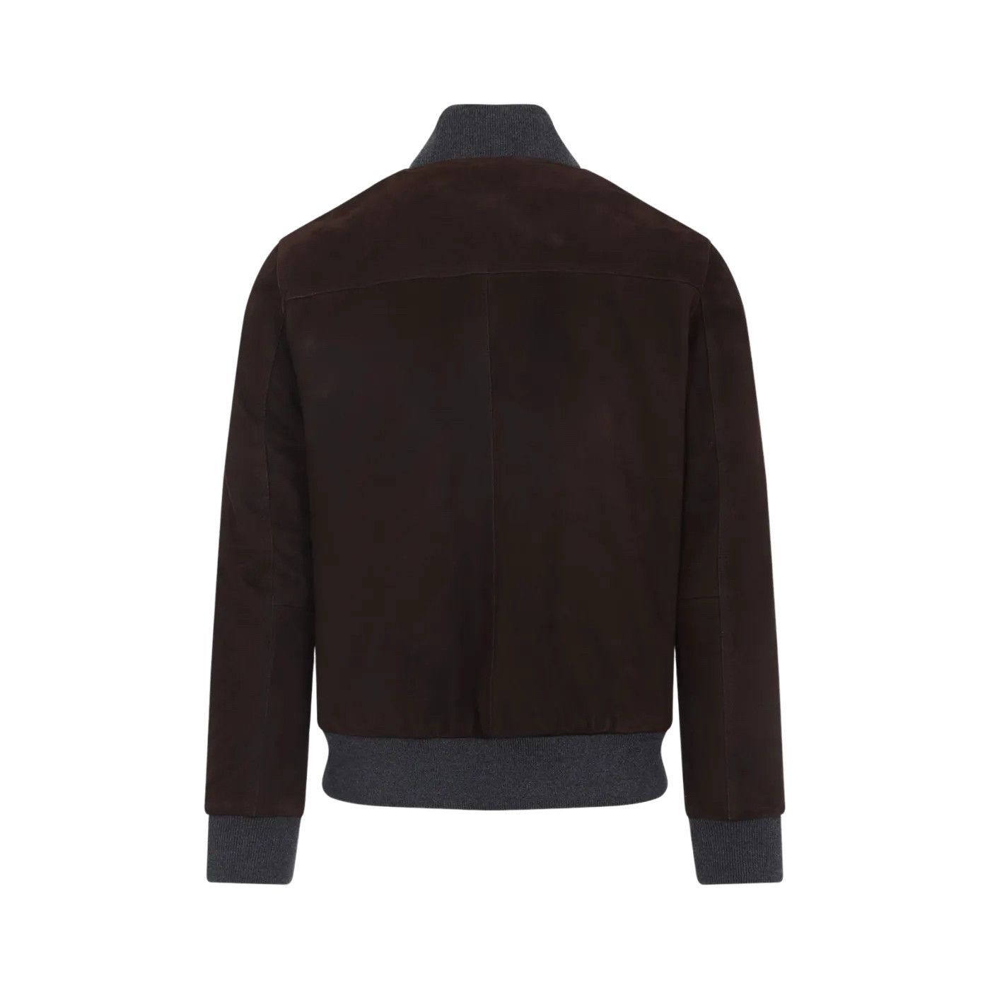 Brioni BRIONI Dark Brown Suede Bomber Jacket New & Authentic (Men's Size US M / EU 48-50 / 2 - 2 Thumbnail