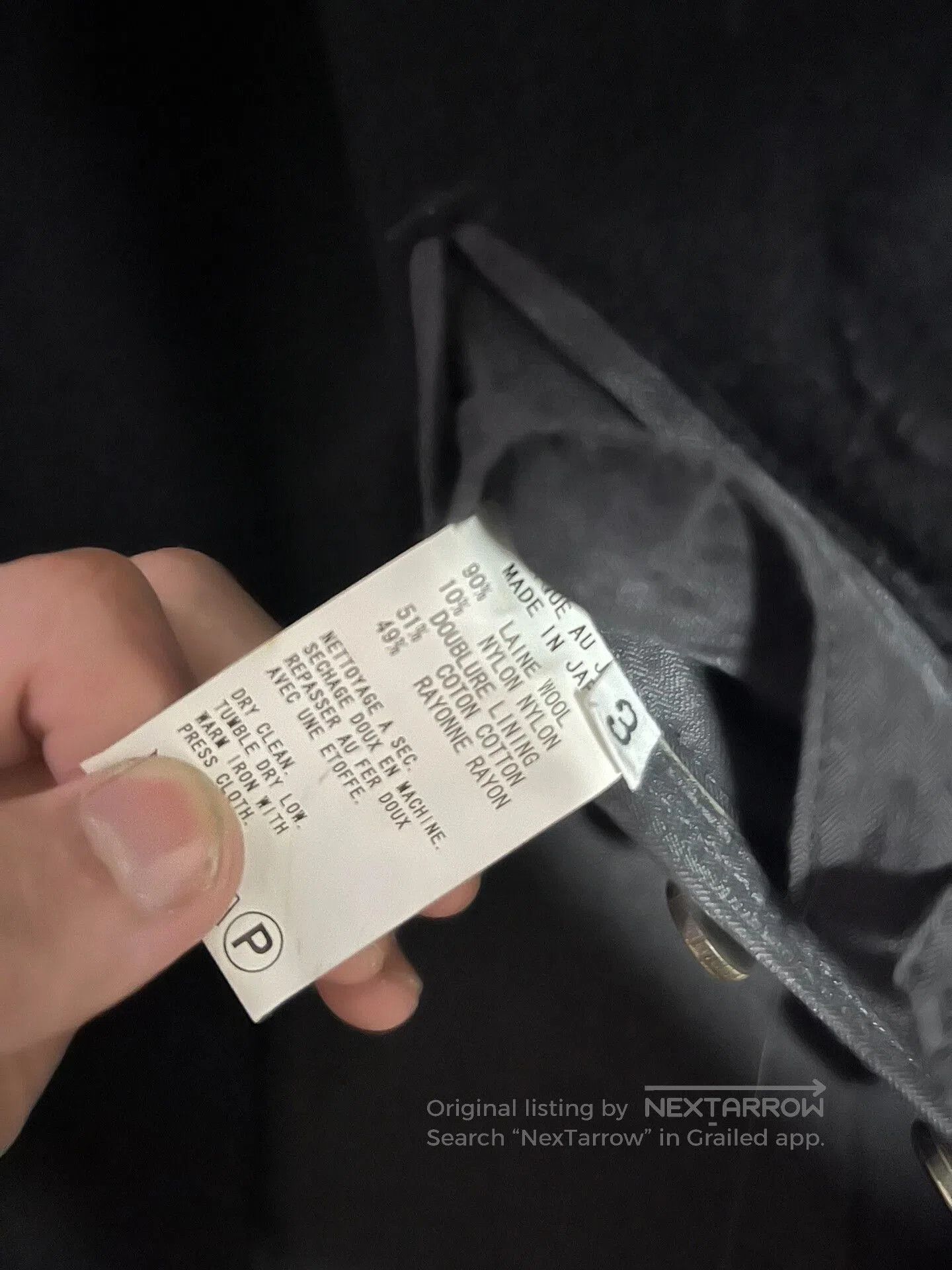 Yohji Yamamoto Yohji Yamamoto Wool Coat for Women. Size L / US 10 / IT 46 - 7 Thumbnail