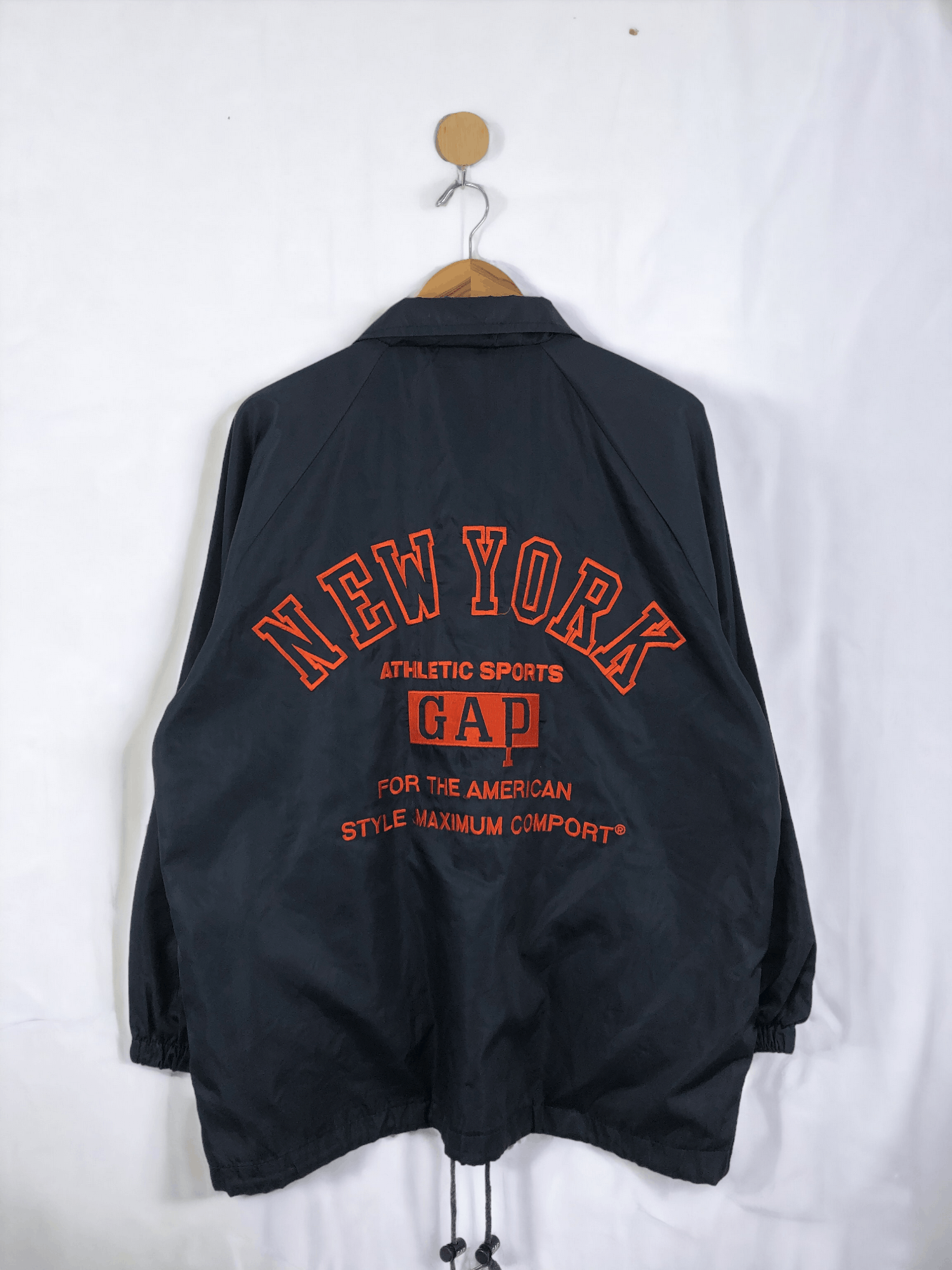 Gap Vintage Gap Embroidered Big Logo Button Up Light Jacket Size US XL / EU 56 / 4 - 1 Thumbnail