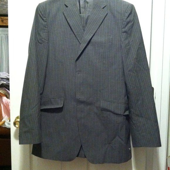 Banana Republic BANANA REPUBLIC MEN'S 100%COTTON 2PC SUIT SIZE:44L Size 44L - 2 Thumbnail