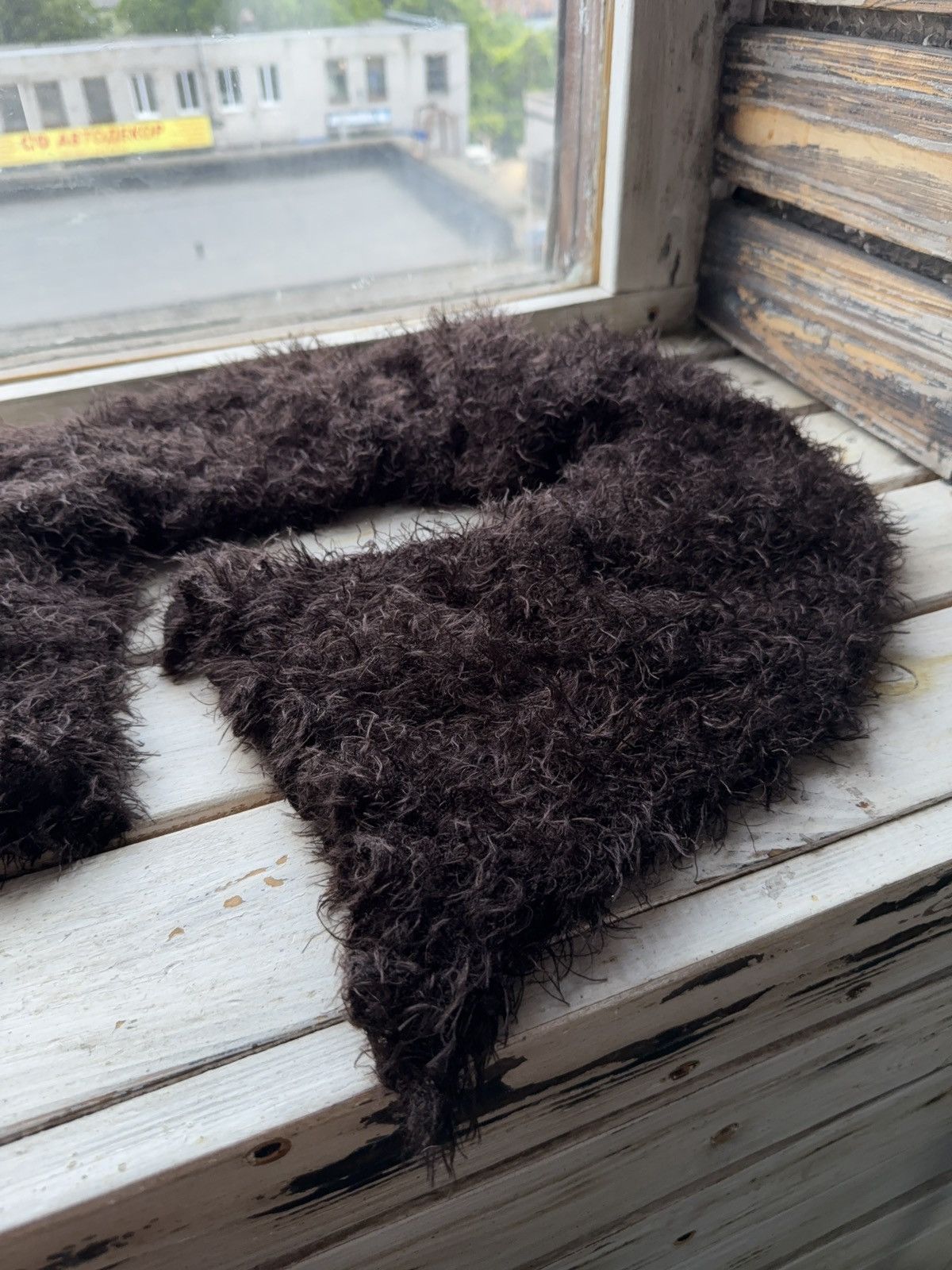 Japanese Brand × Vintage Avant Garde japanese fuzzy mohair Opium scarf vintage y2k Size ONE SIZE - 3 Thumbnail