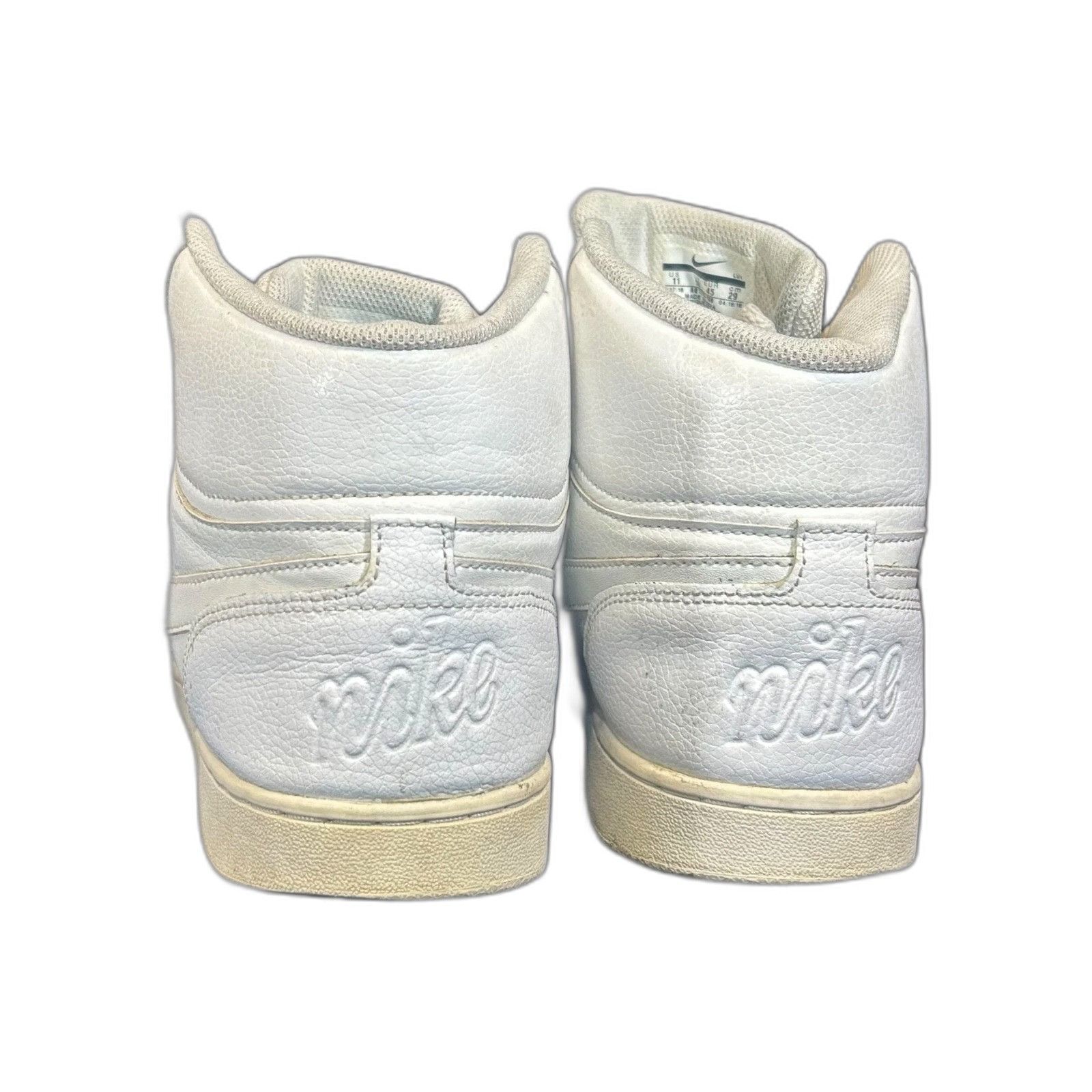 Nike Nike Ebernon Mid Triple White Mens Shoes Sneakers Size 11 Size US 11 / EU 44 - 8 Thumbnail