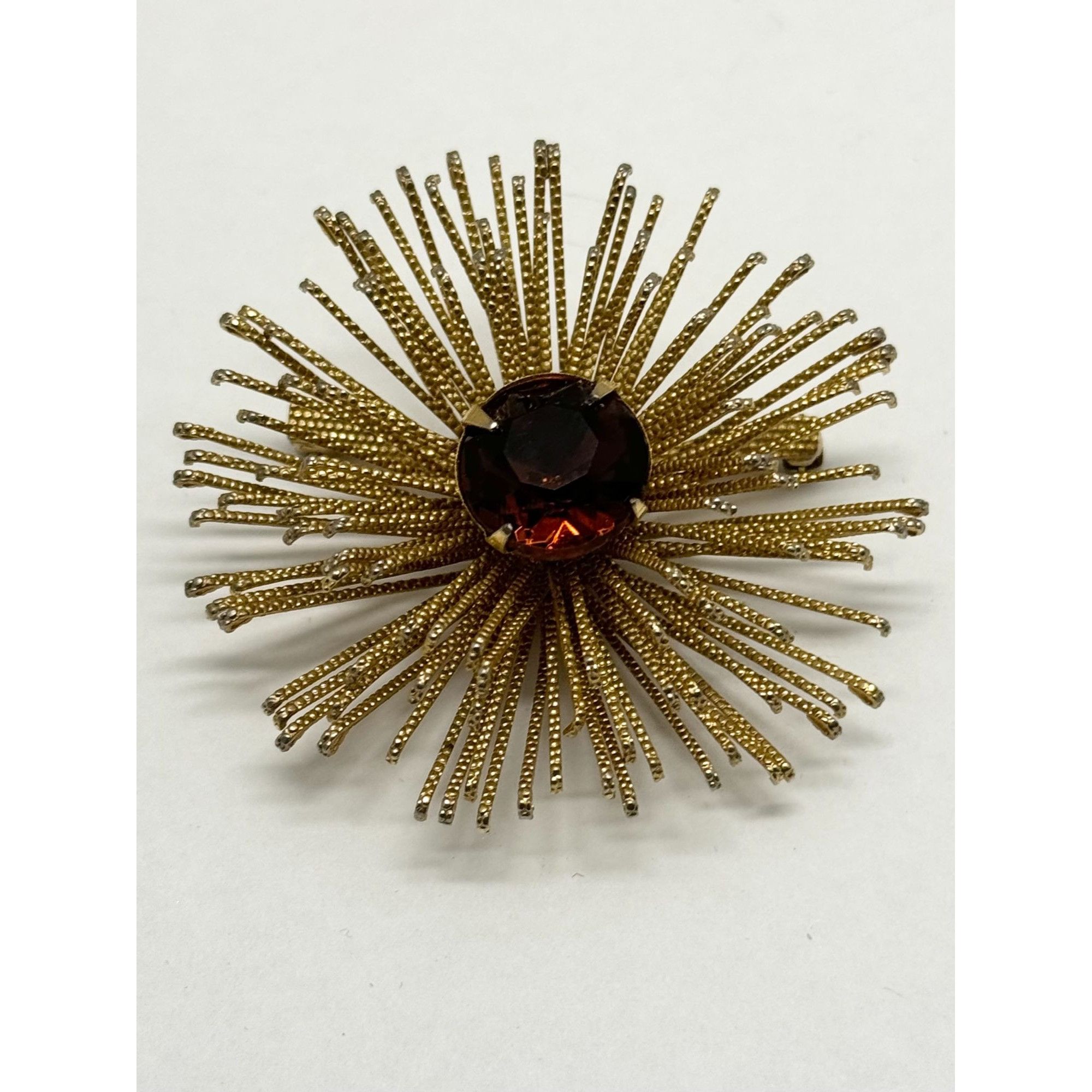 Vintage Vintage Sarah conventry brown rhinestone brooch pin Size ONE SIZE - 4 Thumbnail