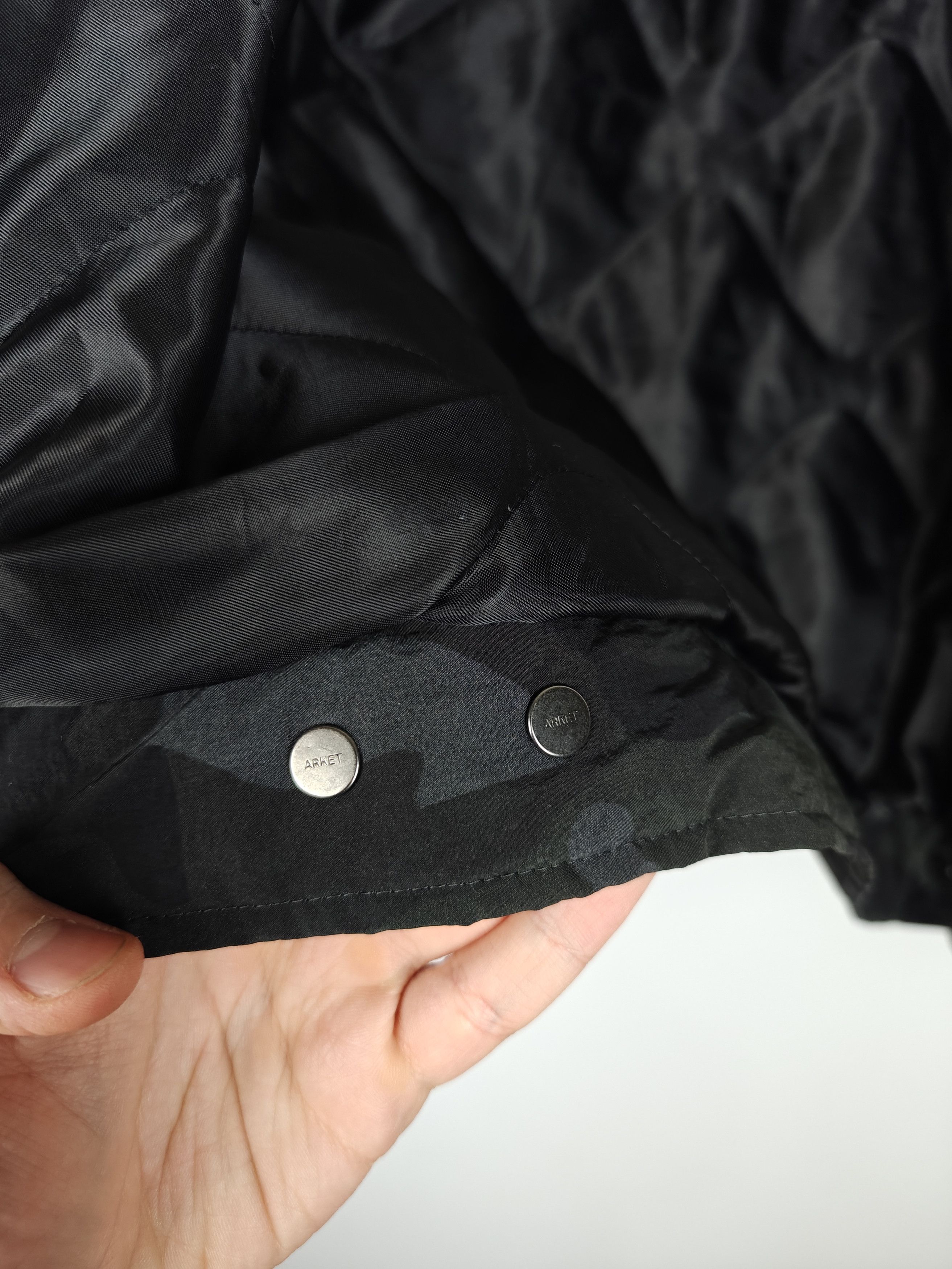 Arket ARKET Thermore Jacket Zip Nylon Camo size 50 (US L) Size US L / EU 52-54 / 3 - 9 Thumbnail