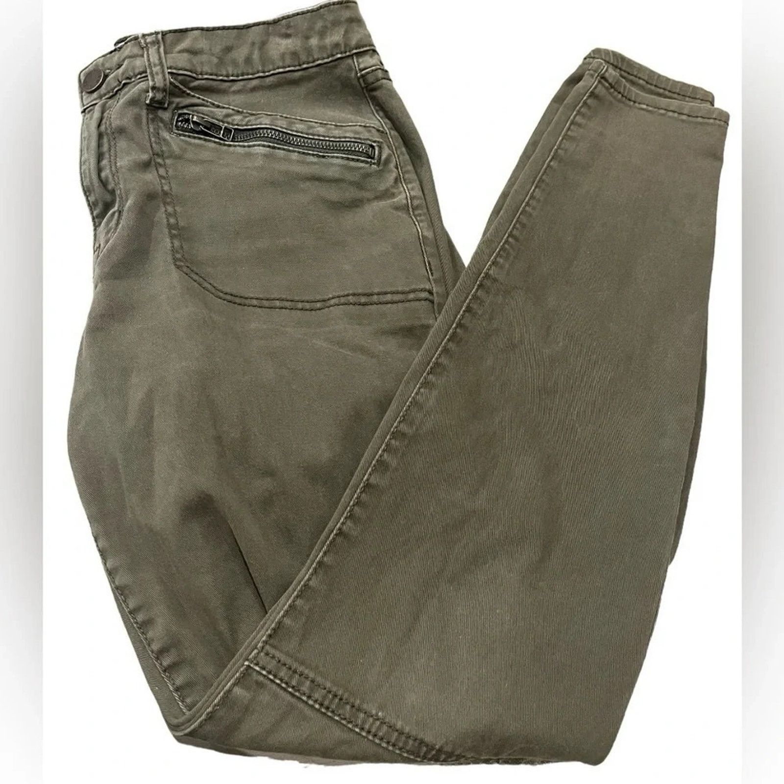 William Rast William Rast army green “Skinny Cargo” pants, size 28 Size 28" / US 6 / IT 42 - 1 Thumbnail