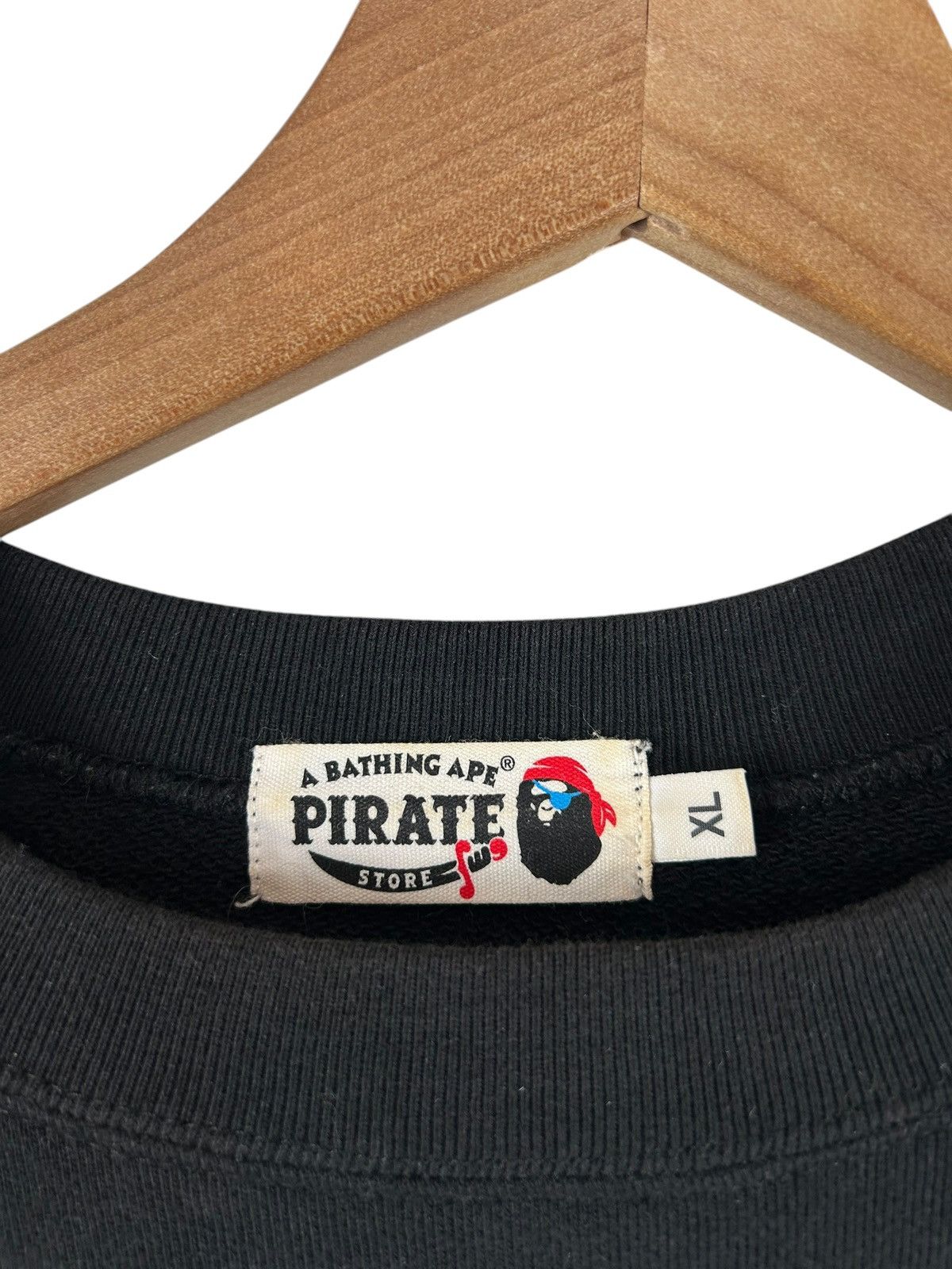 Bape Bape Pirates Logo Print Sweatshirt Size US XL / EU 56 / 4 - 5 Thumbnail