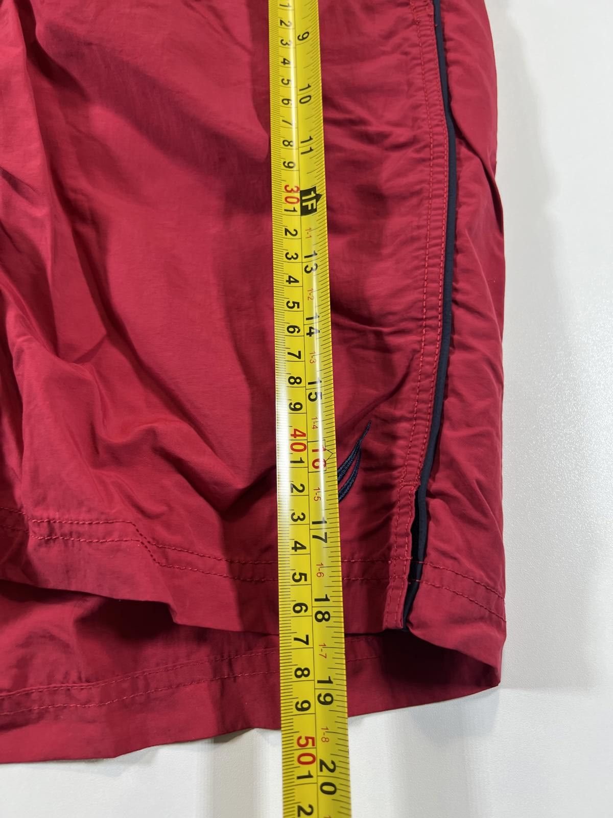 Nautica Nautica Men's Red Swim Shorts with Drawstring Waist Size US 34 / EU 50 - 6 Thumbnail