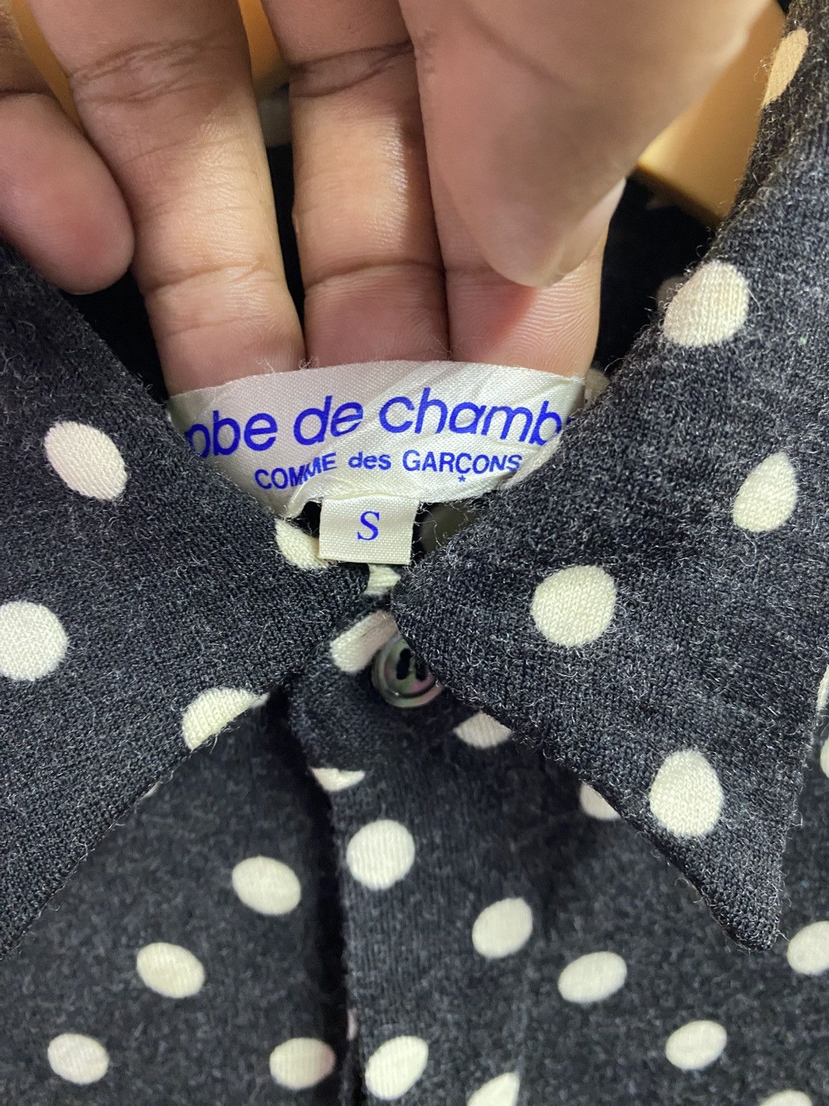 Comme des Garcons Comme des Garçons long-sleeved polka dot shirt. Size S / US 4 / IT 40 - 6 Thumbnail