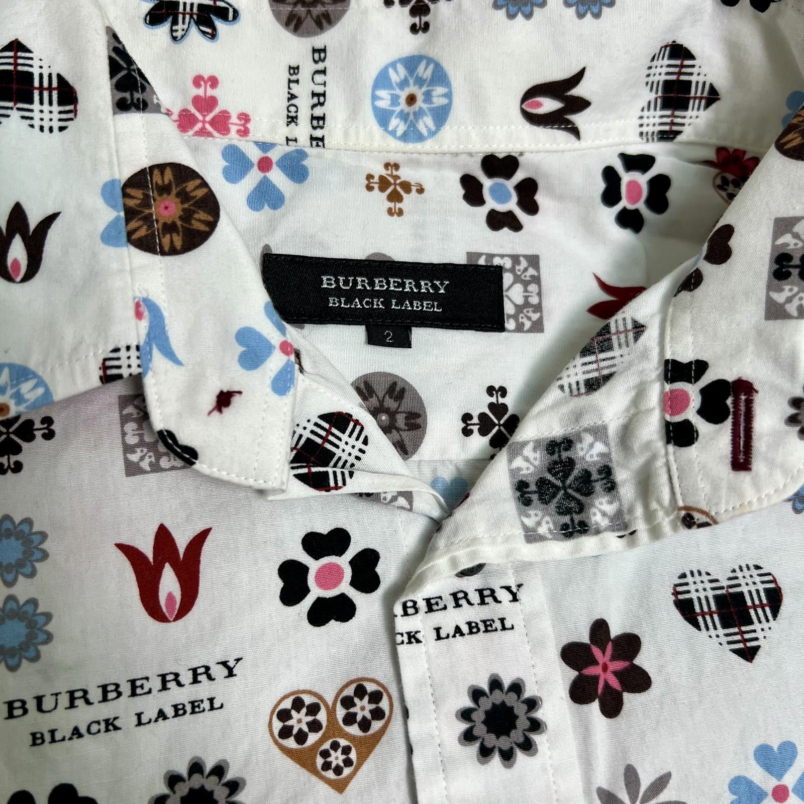 Burberry Burberry Black Label Button Up Short Sleeve Shirt Size US S / EU 44-46 / 1 - 3 Thumbnail