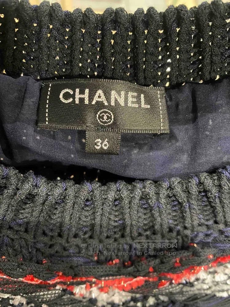 Chanel Chanel 20S Roof Series Black and Red Woven Two Pocket Dres Size XS / US 0-2 / IT 36-38 - 5 Thumbnail
