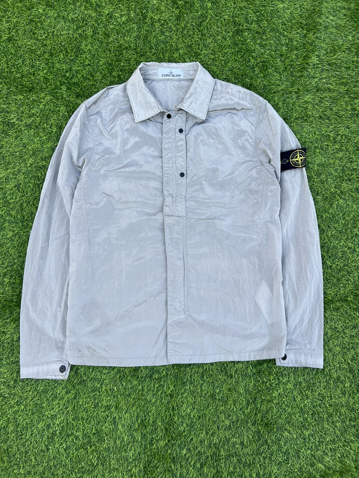 Stone Island Stone Island Nylon Metal Shirt Jacket - Light Grey 