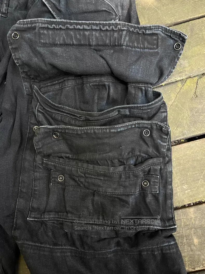Julius Julius size:1 Blue-Black Dyed Bullet Pants Size US 26 / EU 42 - 3 Thumbnail