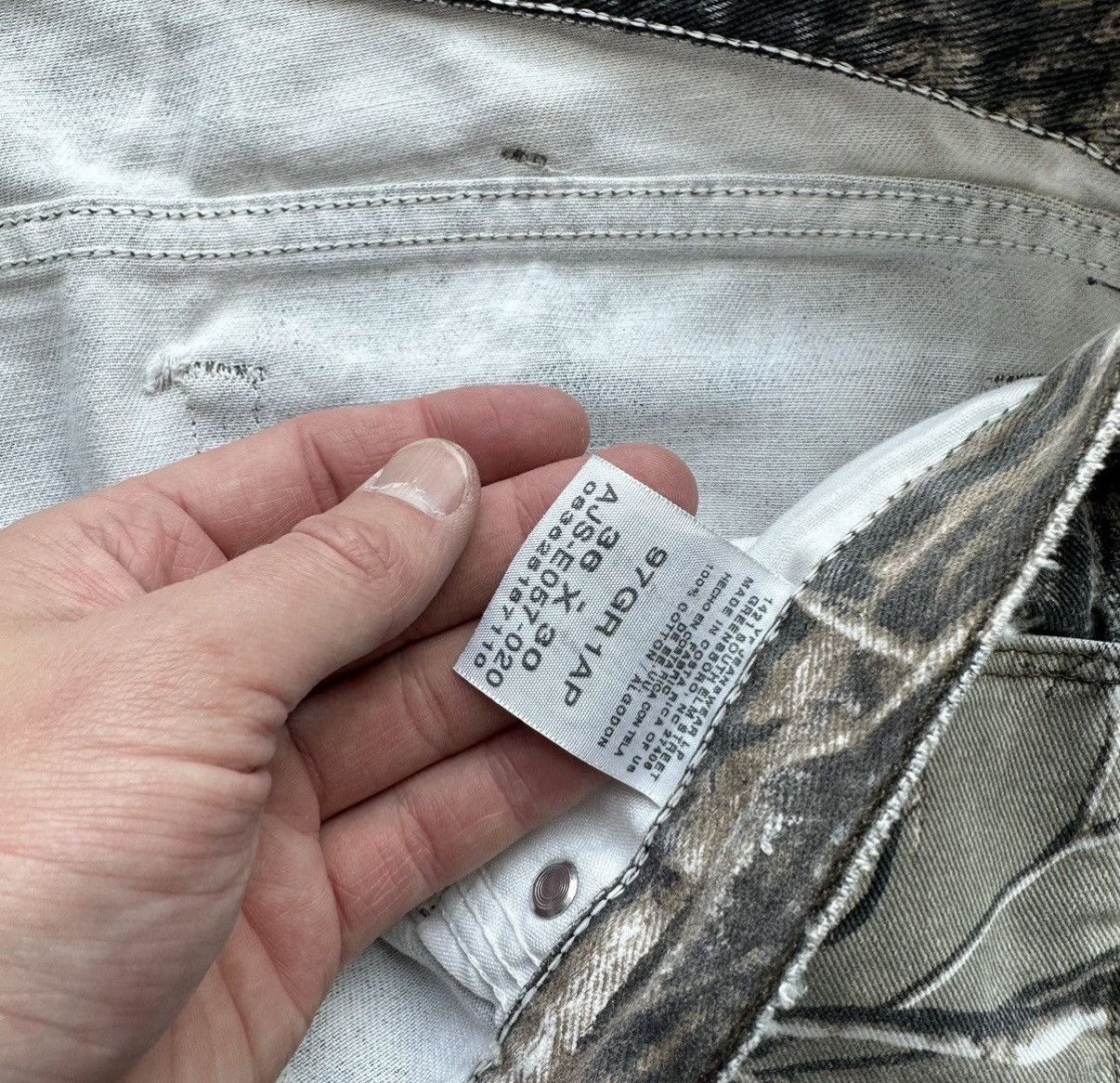 Wrangler Wrangler baggy camo pants Size US 36 / EU 52 - 3 Thumbnail
