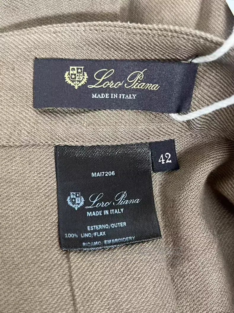 Loro Piana Loro Piana Floral Embroidered Linen Short Skirt Size 27" / US 4 / IT 40 - 3 Thumbnail