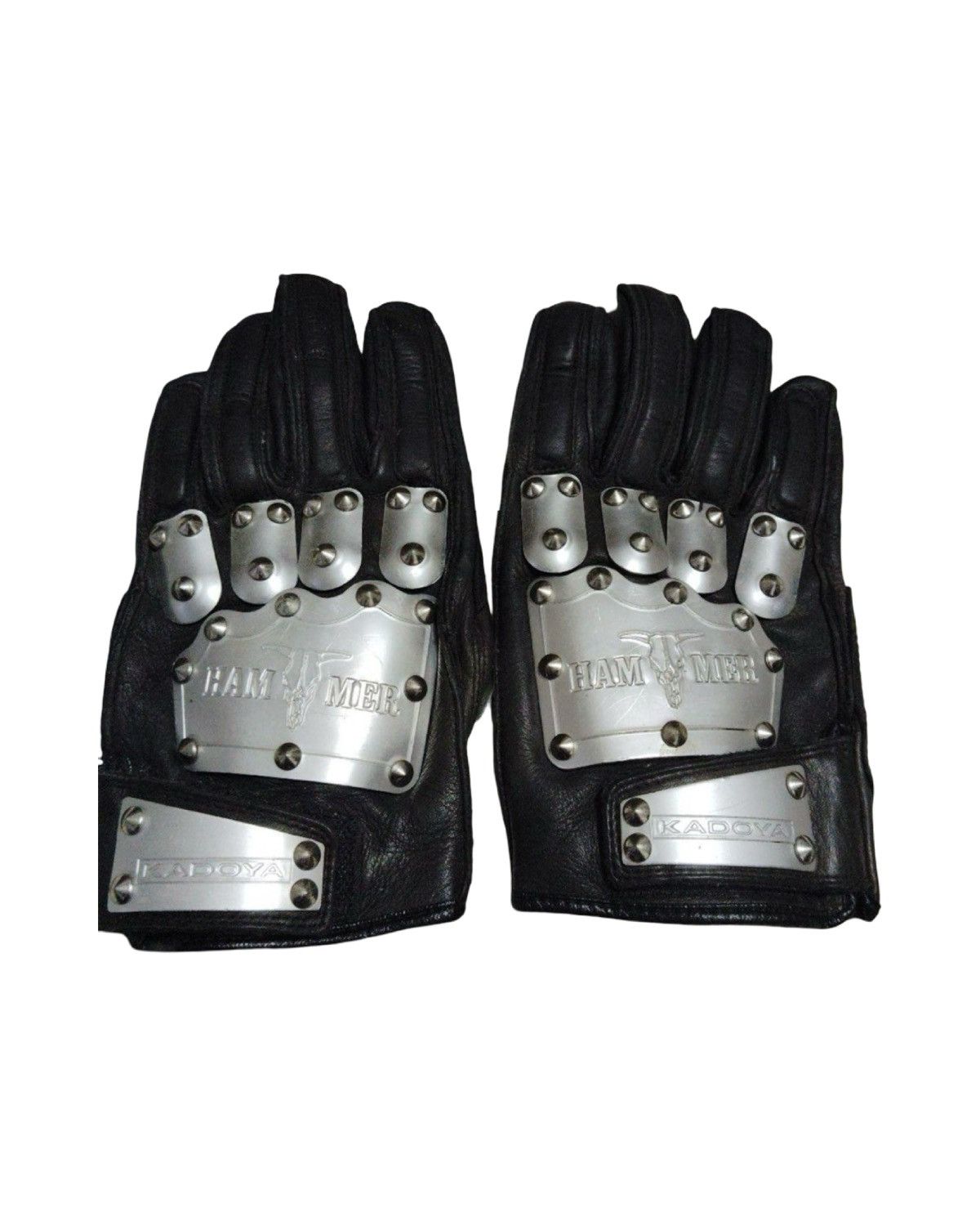 Kadoya Kadoya Plated Hammer Biker Gloves Size ONE SIZE - 1 Thumbnail