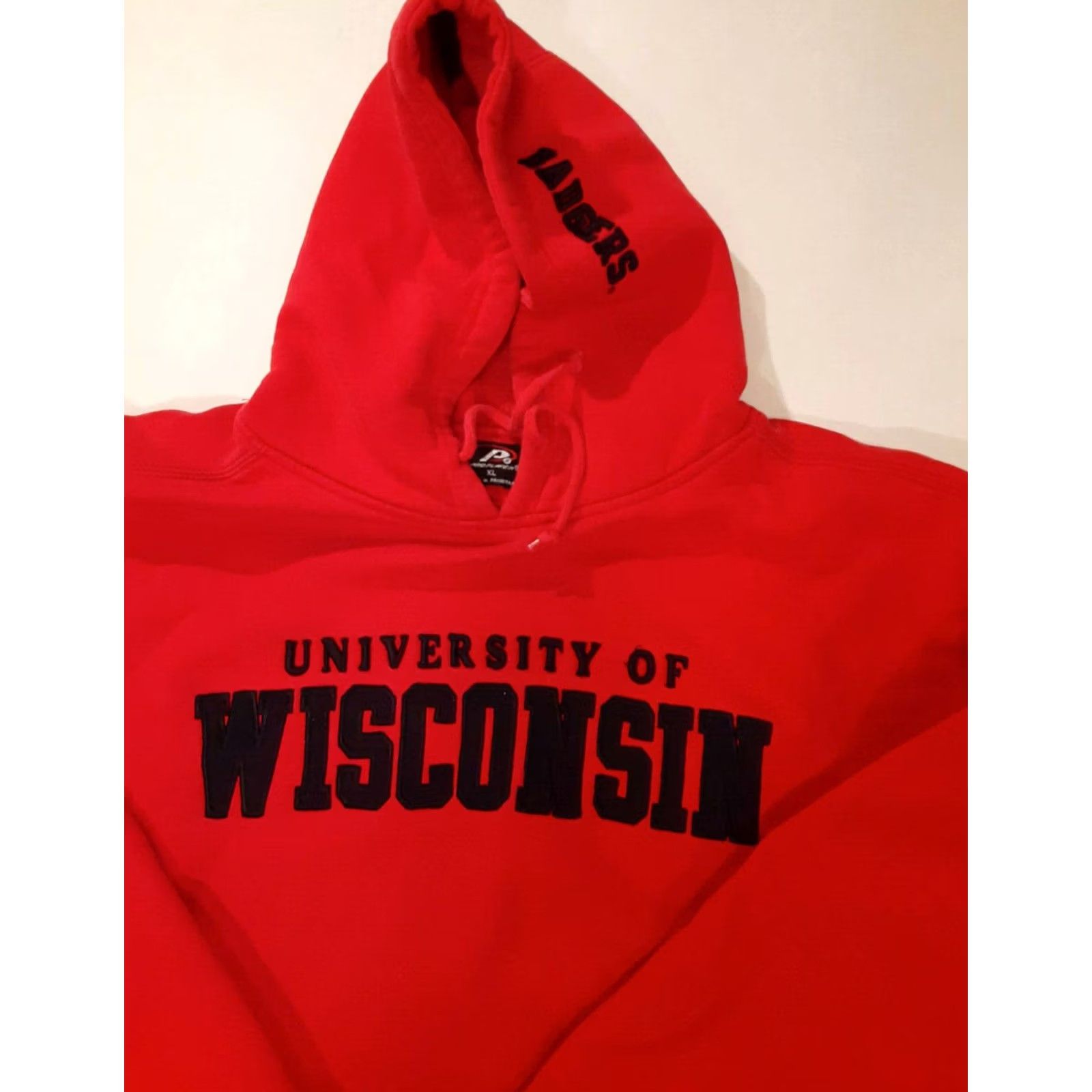 Pro Player VINTAGE Wisconsin Badgers Pro Player Pullover Hoodie XL Red Mens Size US XL / EU 56 / 4 - 4 Thumbnail