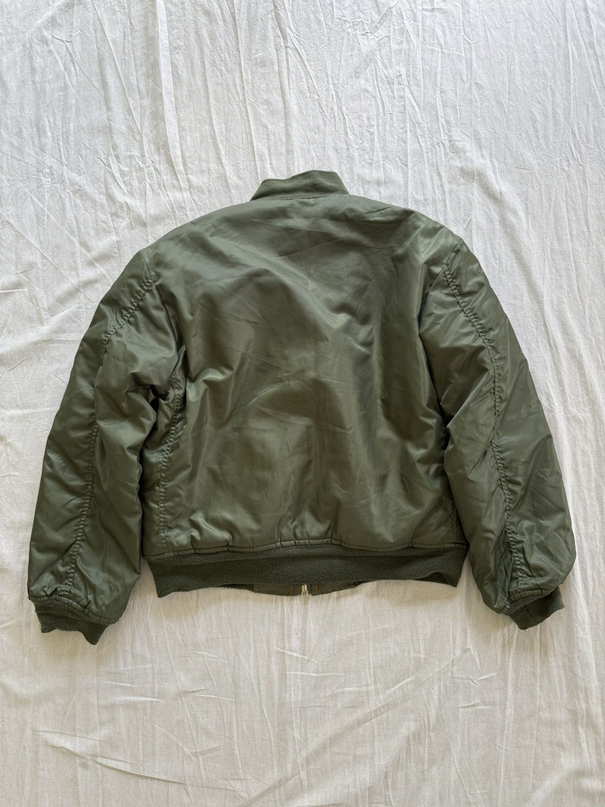 Delta Men’s Vintage flight MA1 Delta bomber jacket in khaki green Size US XS / EU 42 / 0 - 2 Thumbnail