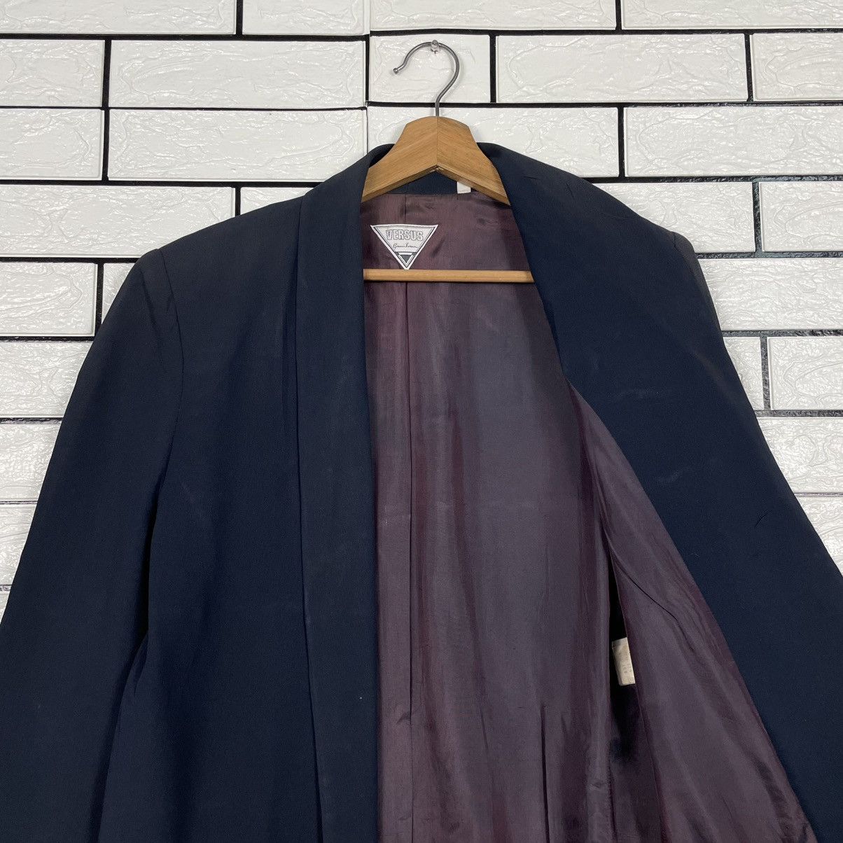Versace Vintage Versus Gianni Versace Buttonless Jacket Size S / US 4 / IT 40 - 10 Thumbnail