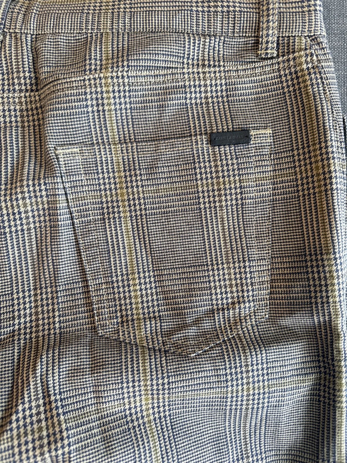Saint Laurent Paris Saint Laurent Paris Houndstooth Plaid Pants Size US 32 / EU 48 - 4 Thumbnail