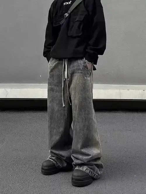 VIBE Vintage washed distressed gradient rare jeans Size US 32 / EU 48 - 3 Thumbnail