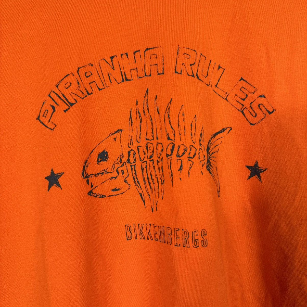Dirk Bikkembergs Dirk Bikkembergs Piranha Rules T-shirt Size US L / EU 52-54 / 3 - 3 Thumbnail