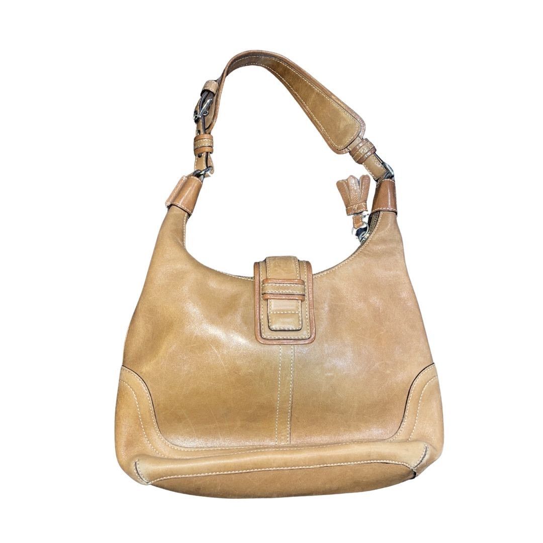 Coach Hamptons Soho Hobo Leather Shoulder Bag Y2K 2000's Vintage Size ONE SIZE - 2 Thumbnail