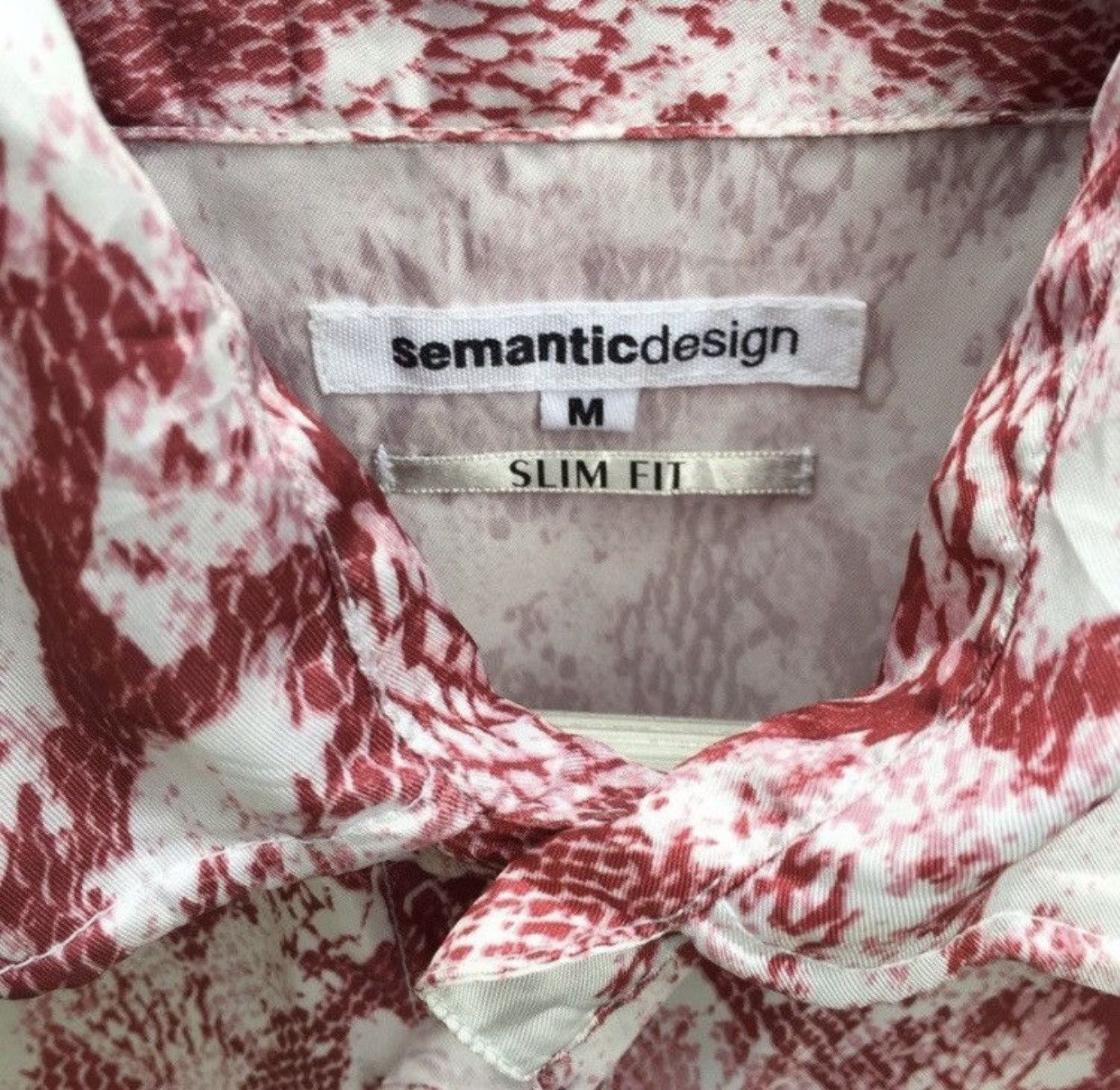 semanticdesign 💥Semantic Design Snake Print Button Shirt Size M / US 6-8 / IT 42-44 - 8 Thumbnail