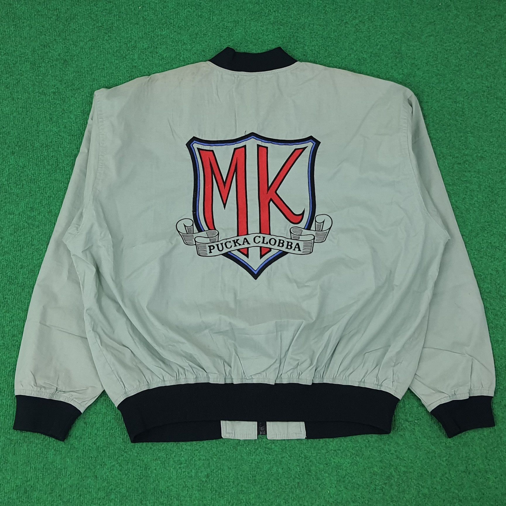 Japanese Brand × Michiko Koshino × Vintage Vintage Michiko Koshino Pucka Clobba Bomber Jacket C222N15 Size US L / EU 52-54 / 3 - 1 Thumbnail