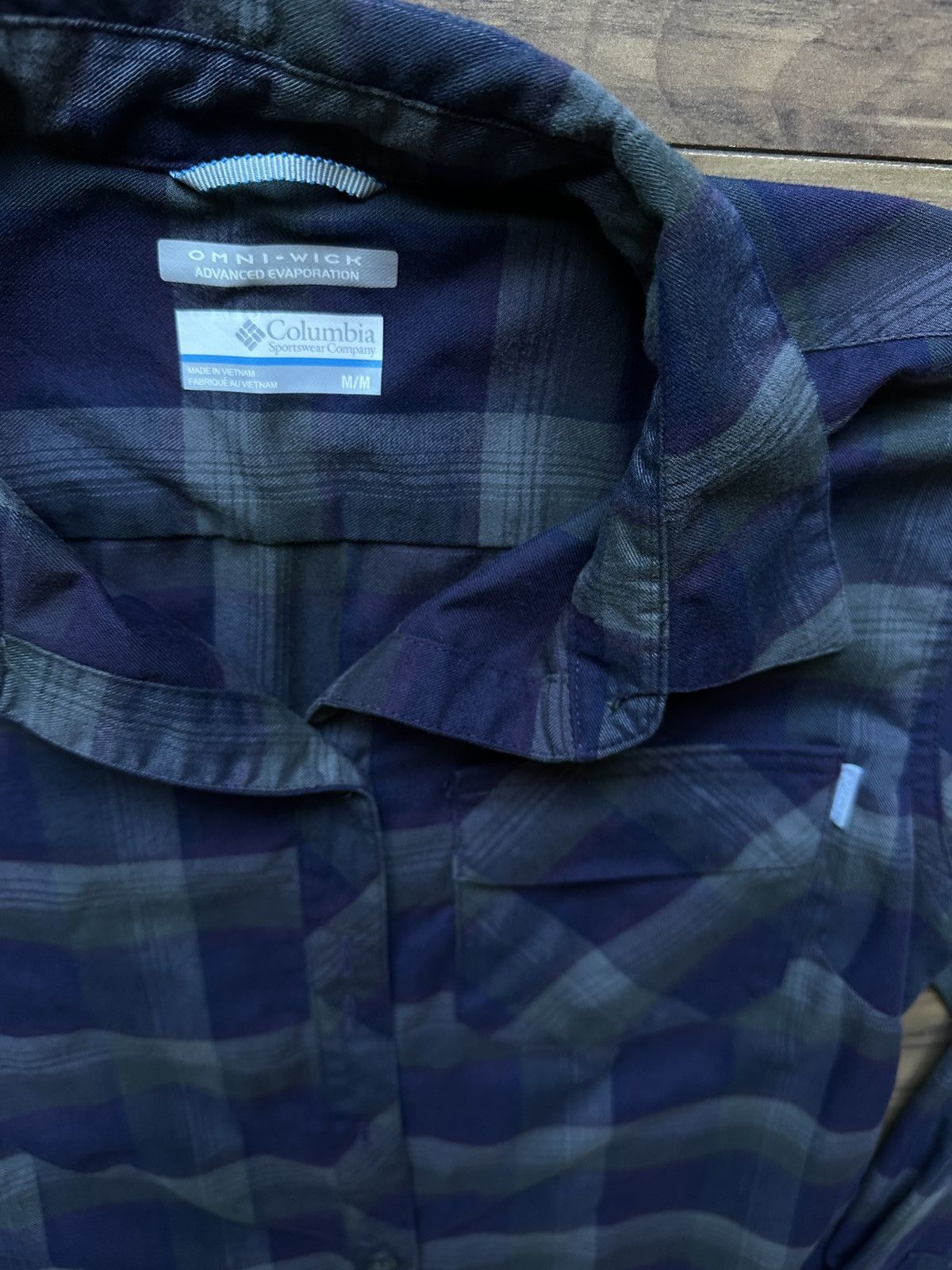 Columbia Men's Columbia purple and grey shirt Size US M / EU 48-50 / 2 - 5 Thumbnail