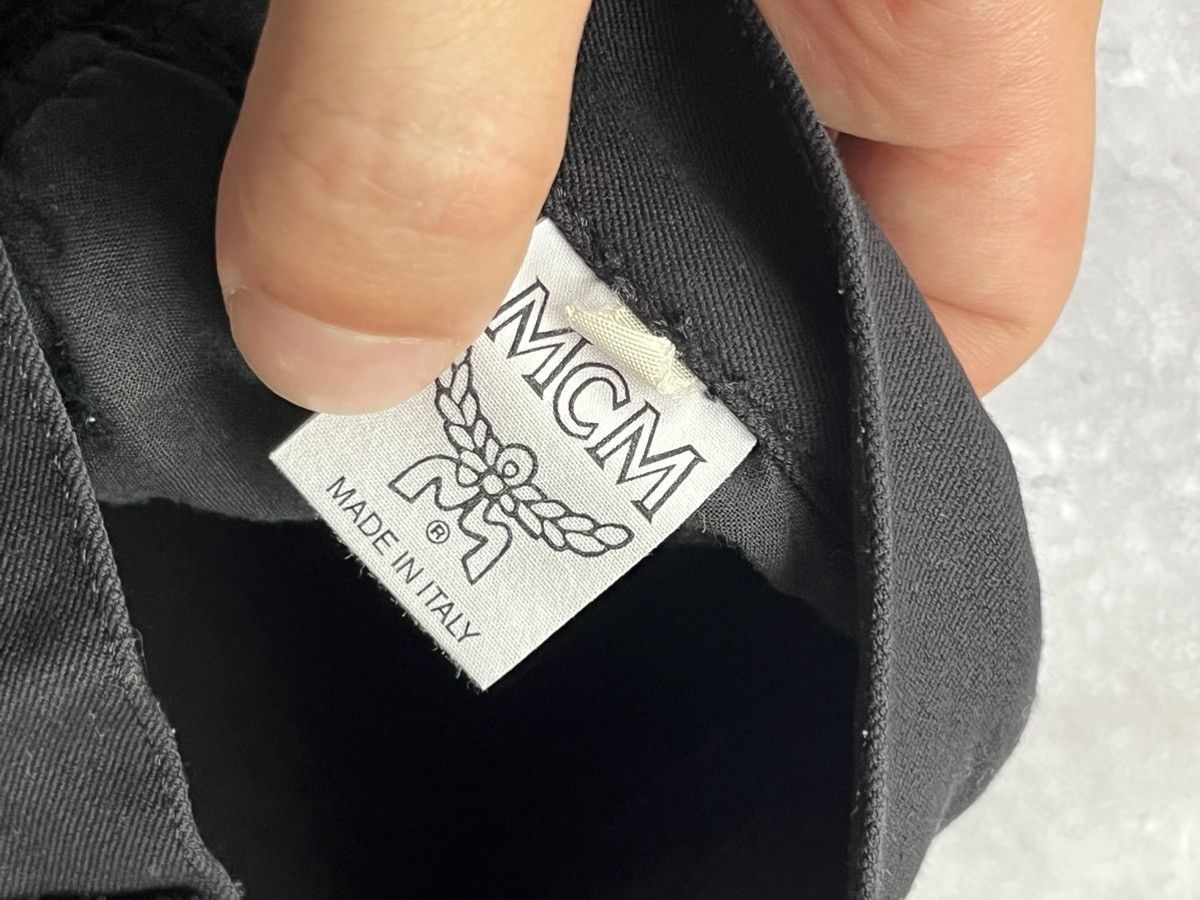 MCM Vintage MCM Big Logo Pants Black Made in Italy Size 28 Size 28" / US 6 / IT 42 - 9 Thumbnail