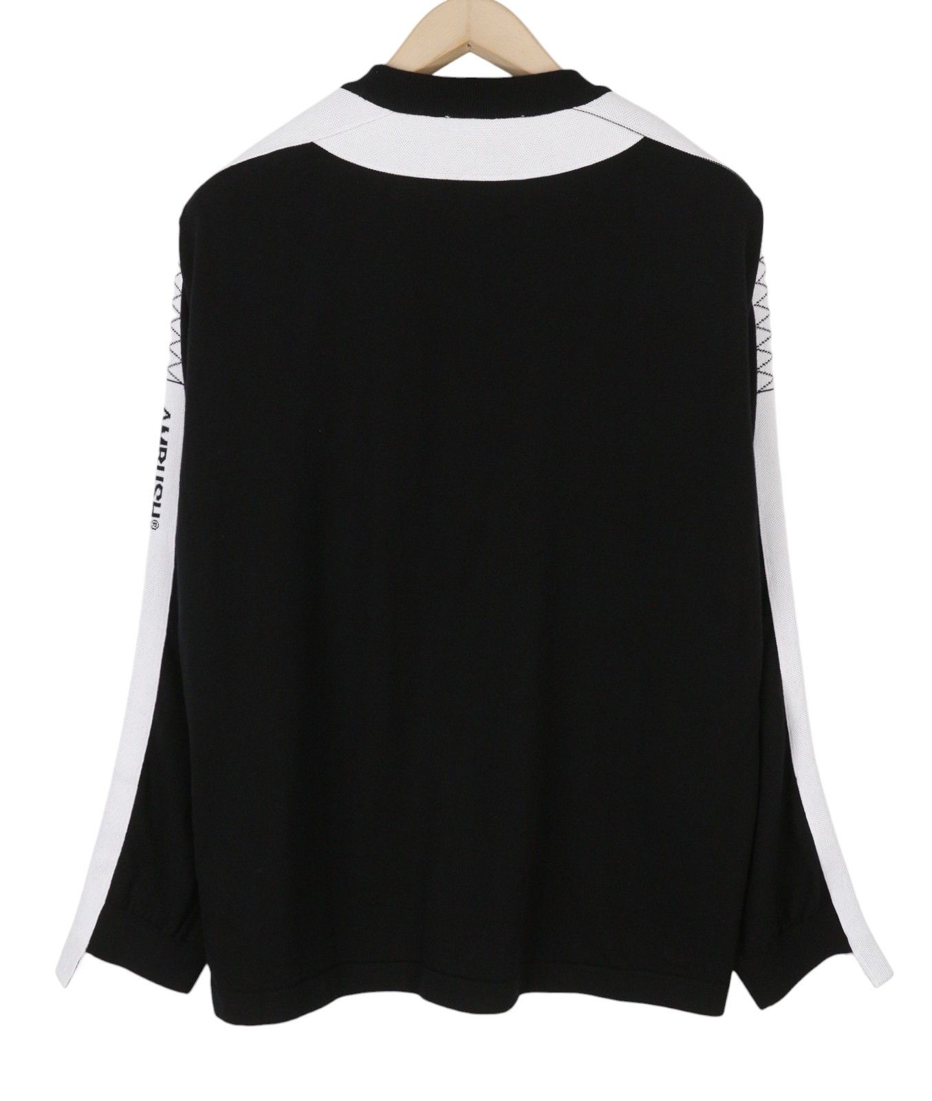 Ambush Design TAPED KNIT L Black Wool Blend Knit Crew Neck Pullover 87671 Size US L / EU 52-54 / 3 - 2 Thumbnail