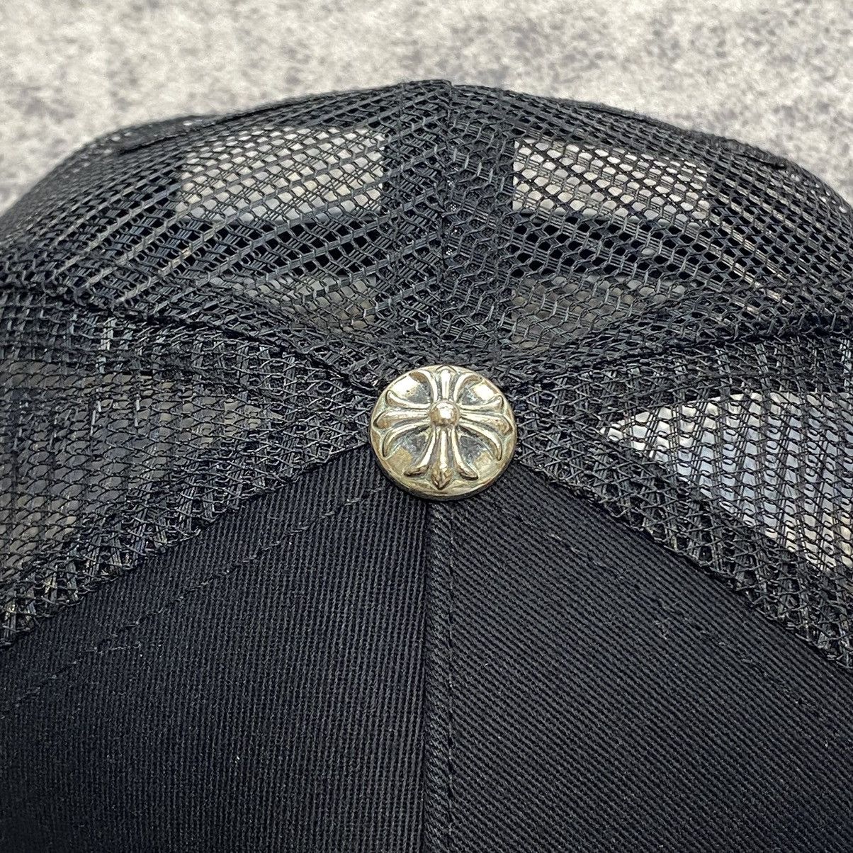 Chrome Hearts Chrome Hearts Triple Cross Embroidery Trucker Hat Black Size ONE SIZE - 4 Thumbnail