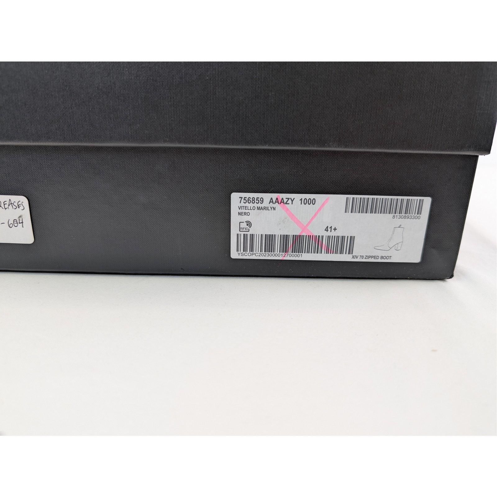Saint Laurent Paris o1rshd1 / 555 / XIV 70 Zipped Boots in Black Size US 8.5 / EU 41-42 - 23 Thumbnail