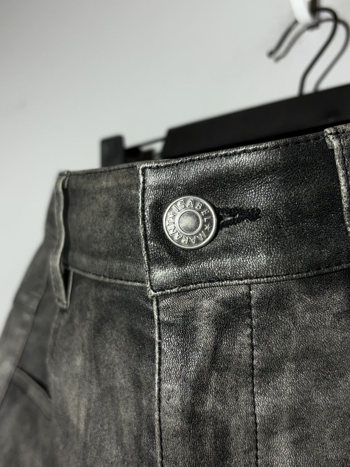 Isabel Marant Isabel Marant Étoile Taro Trousers Lamb Leather Pants Size 26" / US 2 / IT 38 - 12 Thumbnail