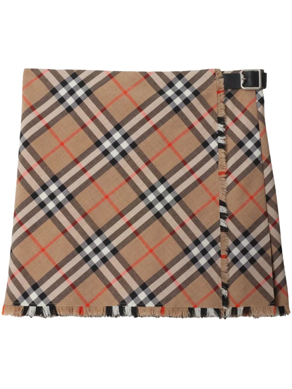 Burberry CHECK WOOL BLEND MINI SKIRT Size 27" / US 4 / IT 40 - 1 Thumbnail