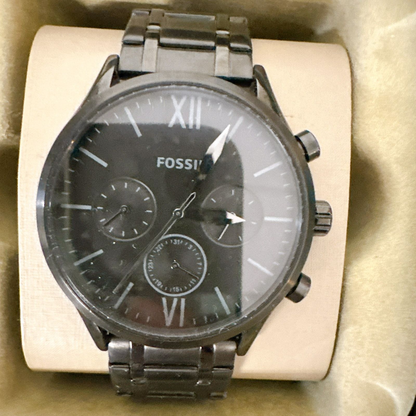Fossil Fossil BQ2369 Rhett Three-Hand Black Stainless Steel Watch Size ONE SIZE - 6 Thumbnail