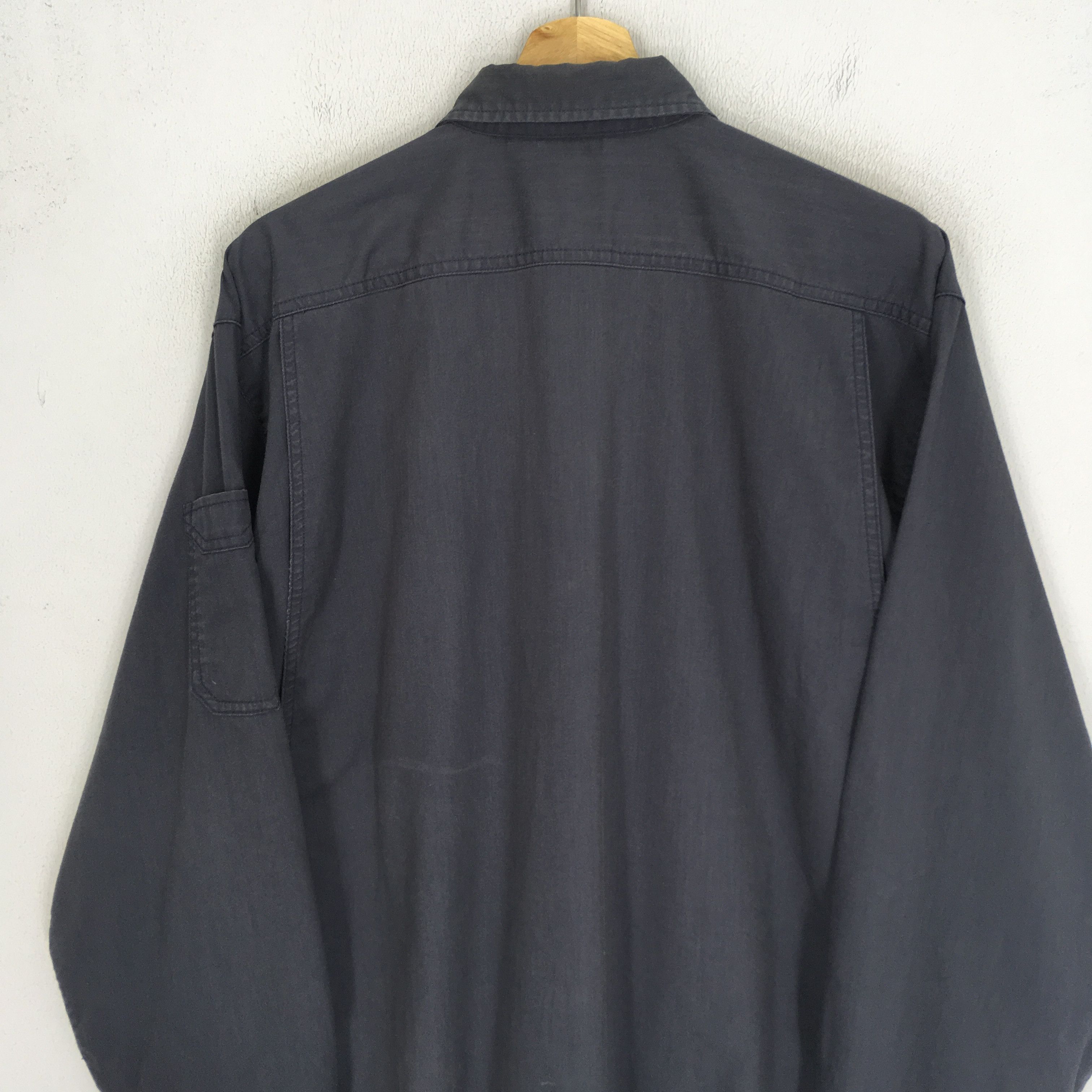 DAIWA Vintage Retro Work Shirt Daiwa Factory Button Shirt Size US XL / EU 56 / 4 - 7 Thumbnail