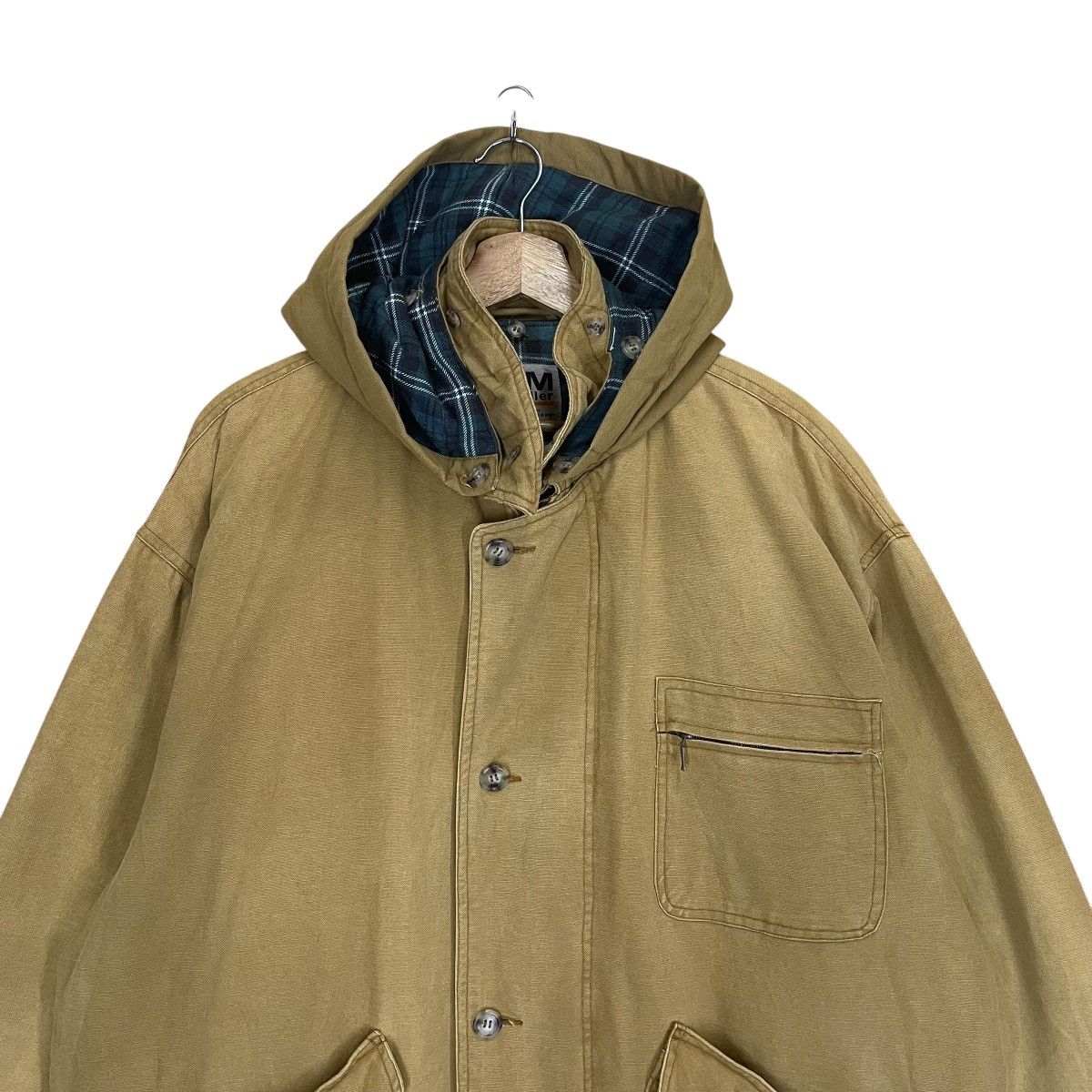 Japanese Brand Vintage 90s Park Killer Duck Canvas Hoodie Jacket Size US XL / EU 56 / 4 - 4 Thumbnail