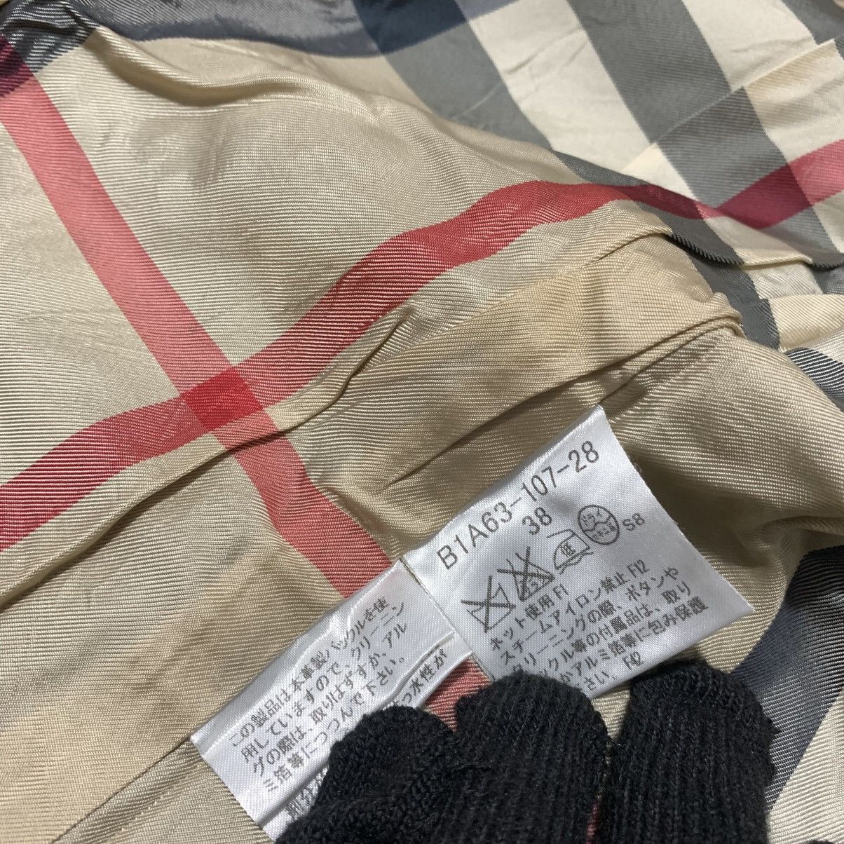 Burberry Vintage 90s Burberry Long Coat Nova Check Size XS / US 0-2 / IT 36-38 - 19 Thumbnail