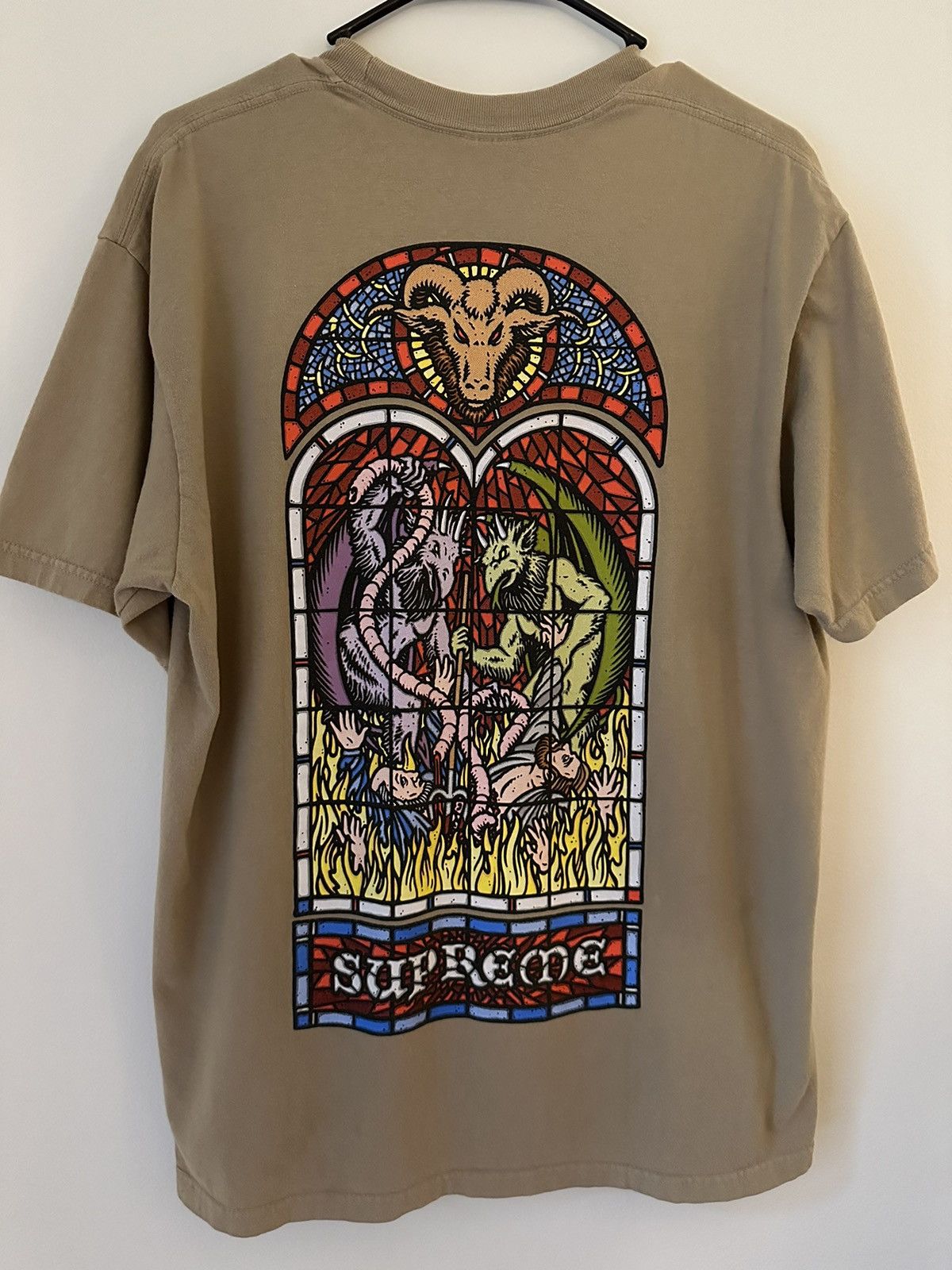 Supreme Supreme Worship Tee Size US L / EU 52-54 / 3 - 1 Thumbnail