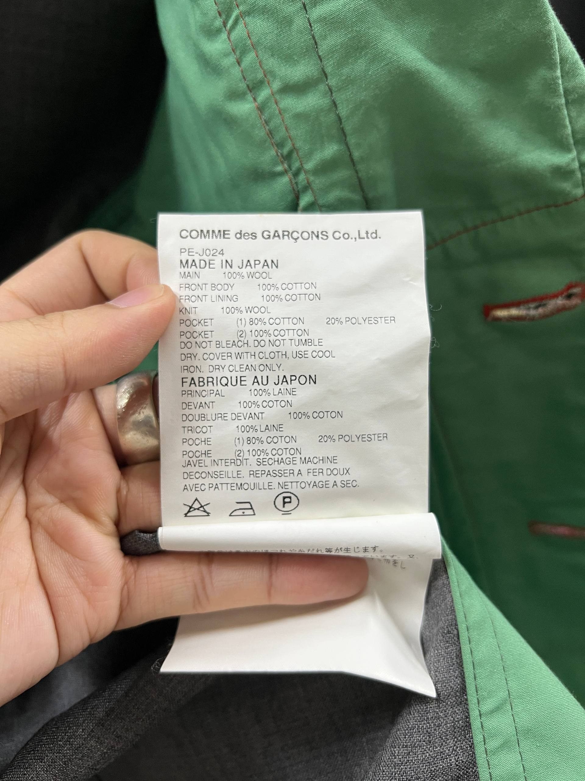 Comme des Garcons Homme Plus SS10 Comme Des Garcons Homme Plus Patchwork Jacket Size US S / EU 44-46 / 1 - 7 Thumbnail