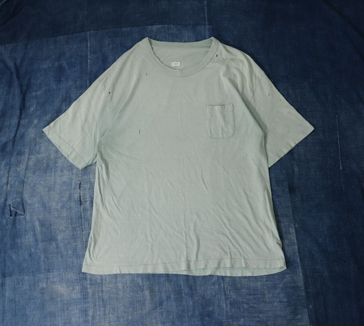 image of Visvim 22Ss Amplus Tee Crash Size4 in Green, Men's (Size XL)