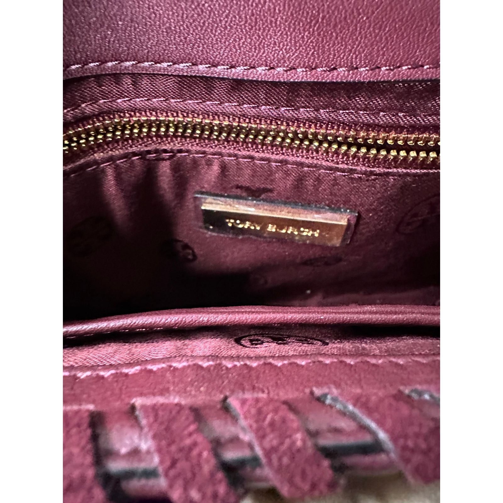 Tory Burch Tory Burch Marion Suede Combo Crossbody Size ONE SIZE - 6 Thumbnail