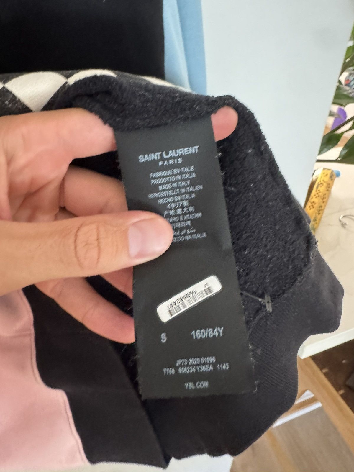 Saint Laurent Paris Memphis Molino Hoodie oversized Size US S / EU 44-46 / 1 - 5 Thumbnail