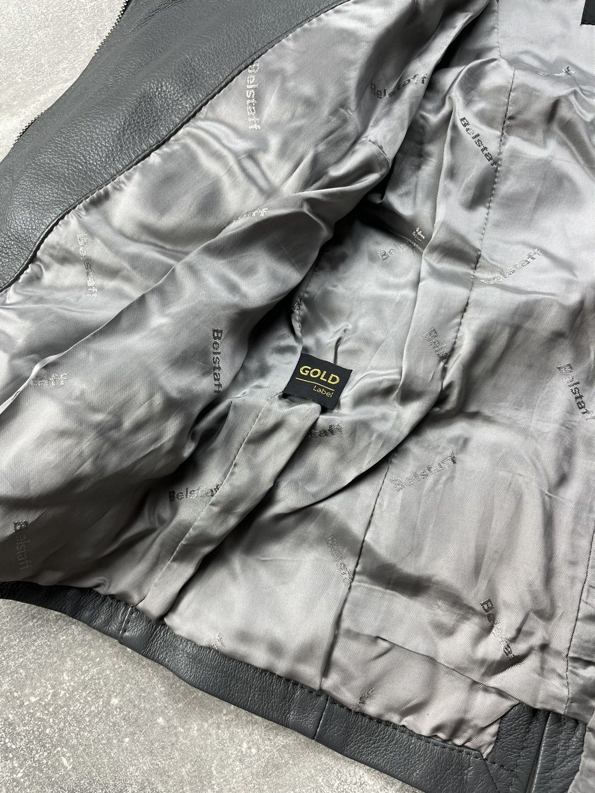 Belstaff Belstaff Gold Label Ladies Biker Belted Gray Leather Jacket Size S / US 4 / IT 40 - 12 Thumbnail