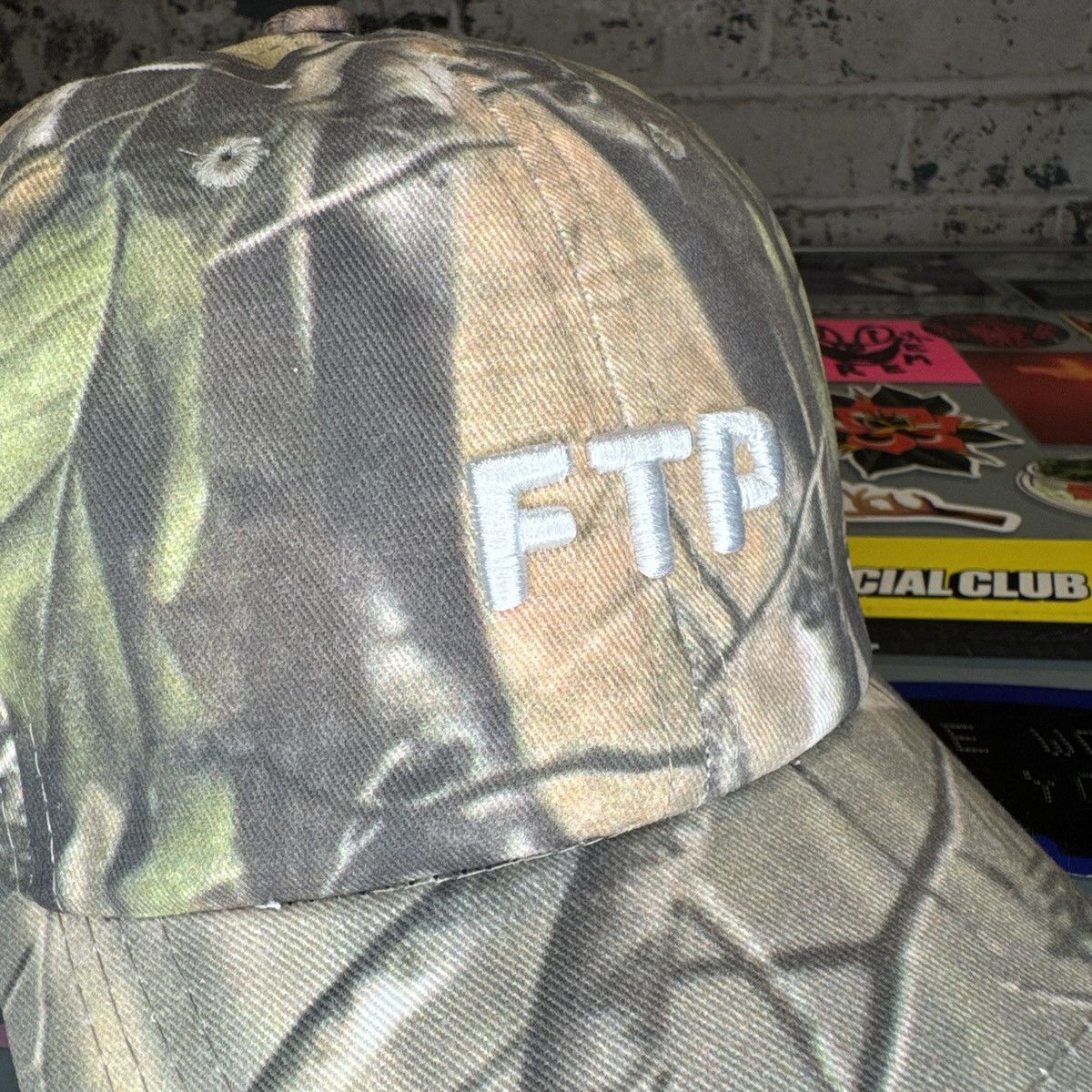 Fuck The Population FTP Logo 6 Panel Hat Tree Camo Brand New Size ONE SIZE - 2 Thumbnail