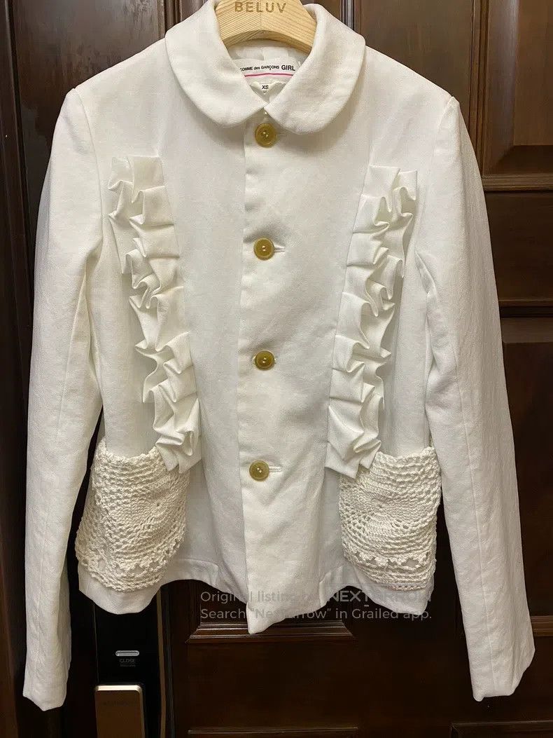 Comme des Garcons Comme Des Garcons White Jacket Size XS / US 0-2 / IT 36-38 - 3 Thumbnail